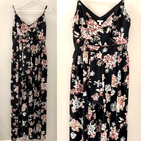 BP. Floral Print Maxi Romper - Picture 2 of 5